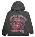 KEEP OUT FAKE LOVE Hoodie Festival Graphic