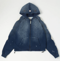 BLDG.4 FALLING INDIGO HOODIE