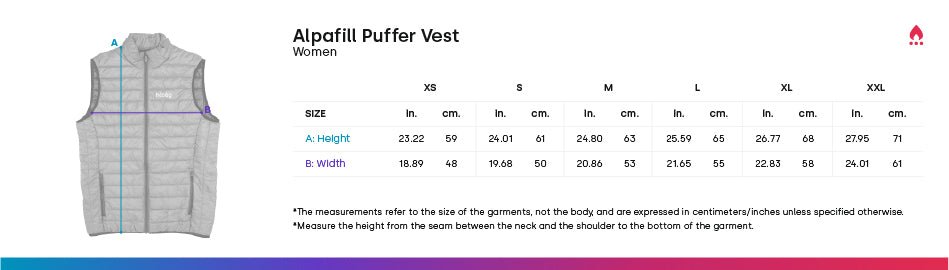 Women's Alpafill Puffer Alpaca Vest